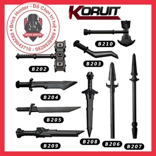 Phụ kiện minifigures vũ khí Lính người Lùn Lord of the Ring Koruit