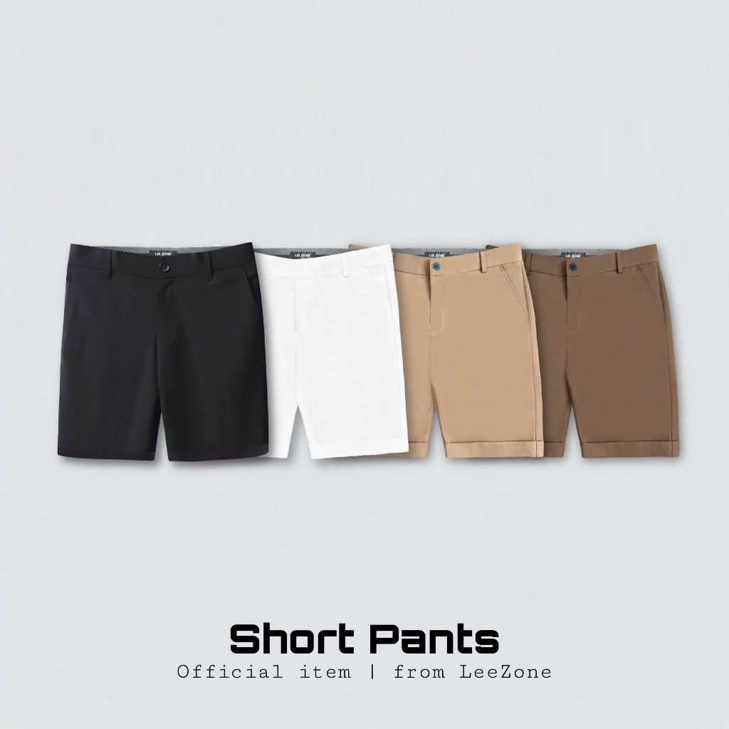 Quần Short Âu LeeZone co giãn nhẹ không nhăn thoáng mát 4 màu