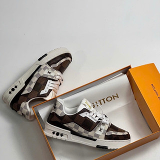 GIÀY L’V TrANER #54 WHITE BROWN SC [ Full Box ]