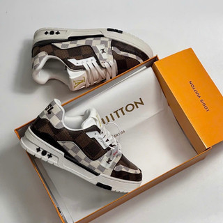 GIÀY L’V TrANER #54 WHITE BROWN SC [ Full Box ]