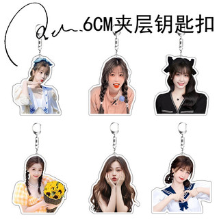 Order móc khoá 2 mặt hình Ngu Thư Hân