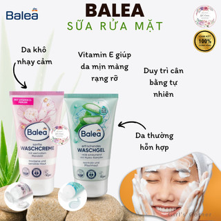 Sữa Rửa Mặt Balea 150ml Nội Địa Đức Cho Da Dầu Da Khô Da Nhạy Cảm