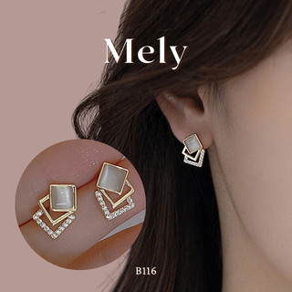 Bông tai mạ vàng cá tính phong cách hàn quốc - Mely D89