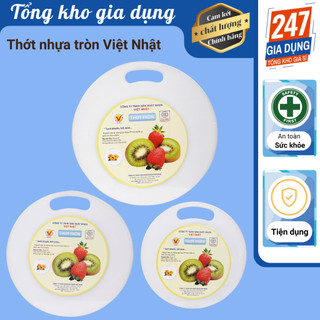 Thớt nhựa tròn Việt Nhật, thớt nhựa tròn nhiều size