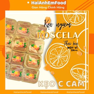 Kẹo cam vitamin c thái lan vỉ 24 hộp, kẹo c trái tim kẹo cam tuổi thơ