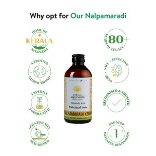 Dầu dưỡng da Kerala Ayurveda Nalpamaradi Keram 200ml