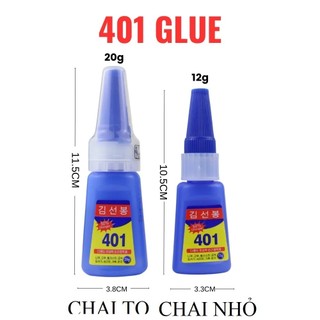 Keo Gắn Móng 401 – Keo Dán Móng Tay Chuyên Dụng, Bám Chắc, Nhanh Khô