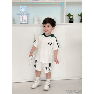 Bộ short Polo thể thao số 23 bé trai
