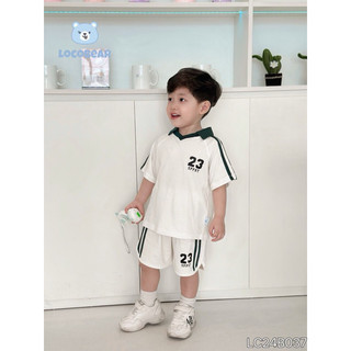 Bộ short Polo thể thao số 23 bé trai