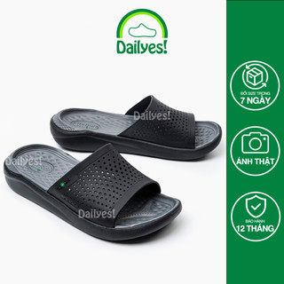 Dép Cross Quai Ngang Literide, Dép Cross Nam Nữ Full Đen, hàng chuẩn, đi êm, full tag, hỗ trợ đổi trả - Dailyes Store