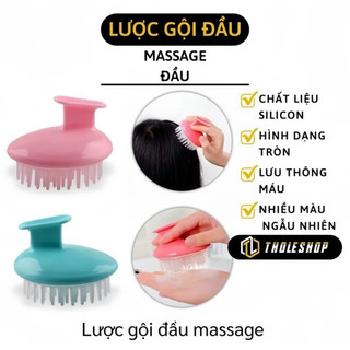 Lược gội đầu Silicone (Giá Sỉ tốt) Lược Massage da đầu