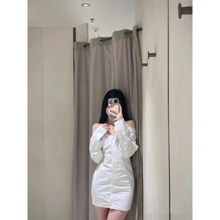ĐẦM SƠ MI CỔ TRỄ ZARA XUẤT
