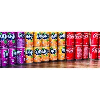 Thùng 30 lon fanta cam/ fanta nho/ coca mini nhật bản 160ml