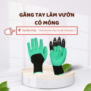Găng tay làm vườn chuyên dụng có móng để cào đất