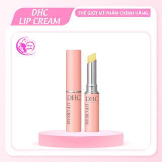 Son dưỡng môi DHC Lip Cream Nhật Bản son dưỡng không màu giúp đôi môi mềm mại giảm thâm và hồng môi 1.5g JP 4.0