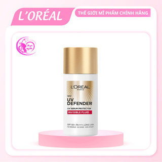 Kem chống nắng x20 thoáng da mỏng nhẹ l'oreal paris uv defender serum 50ml spf 50++ - ktx beauty