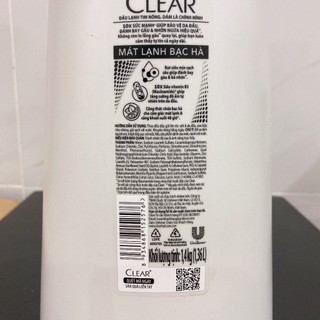 Dầu gội Clear Bạc Hà mới 1,4kg