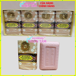 Lốc 4 cục xà bông trầm gỗ đàn hương con ong 125g