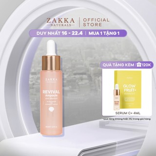 Tinh chất B3 Zakka Naturals Revival Ampoule Anti Blemish 10% Niacinamide + NAG 30ml