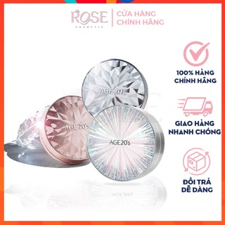 Phấn nền tươi lạnh kim cương age 20s essence cover diamond mỏng nhẹ chống nước spf 50+pa+++ 12.5ggg