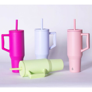 [Elemental chính hãng-Thương hiệu Mỹ]Ly giữ nhiệt Elemental Commuter 1180ml tay cầm, ống hút lớn nhỏ