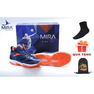Giày bóng chuyền giao hỏa tốc, giày cổ cao cày bê tông Mira Fly tặng tất dệt kim và túi đựng giày