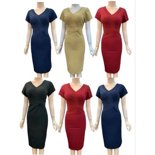 Đầm dự tiệc trung niên ôm body xoắn ly eo đính cườm sang trọng cao cấp, Đầm trung niên dự tiệc ôm đá sang trọng