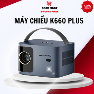 Máy Chiếu Mini K660 Plus hệ điều hành android, hỗ trợ video 4K,BH 24 Tháng,Hàng Chính Hãng