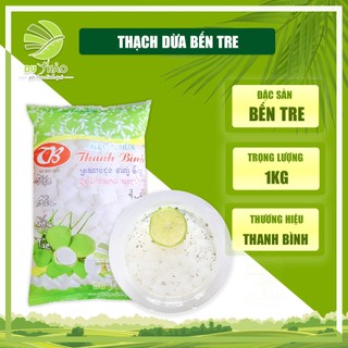 Thạch dừa Bến Tre chính gốc ăn liền thanh mát, thạch dừa xuất khẩu 1KG