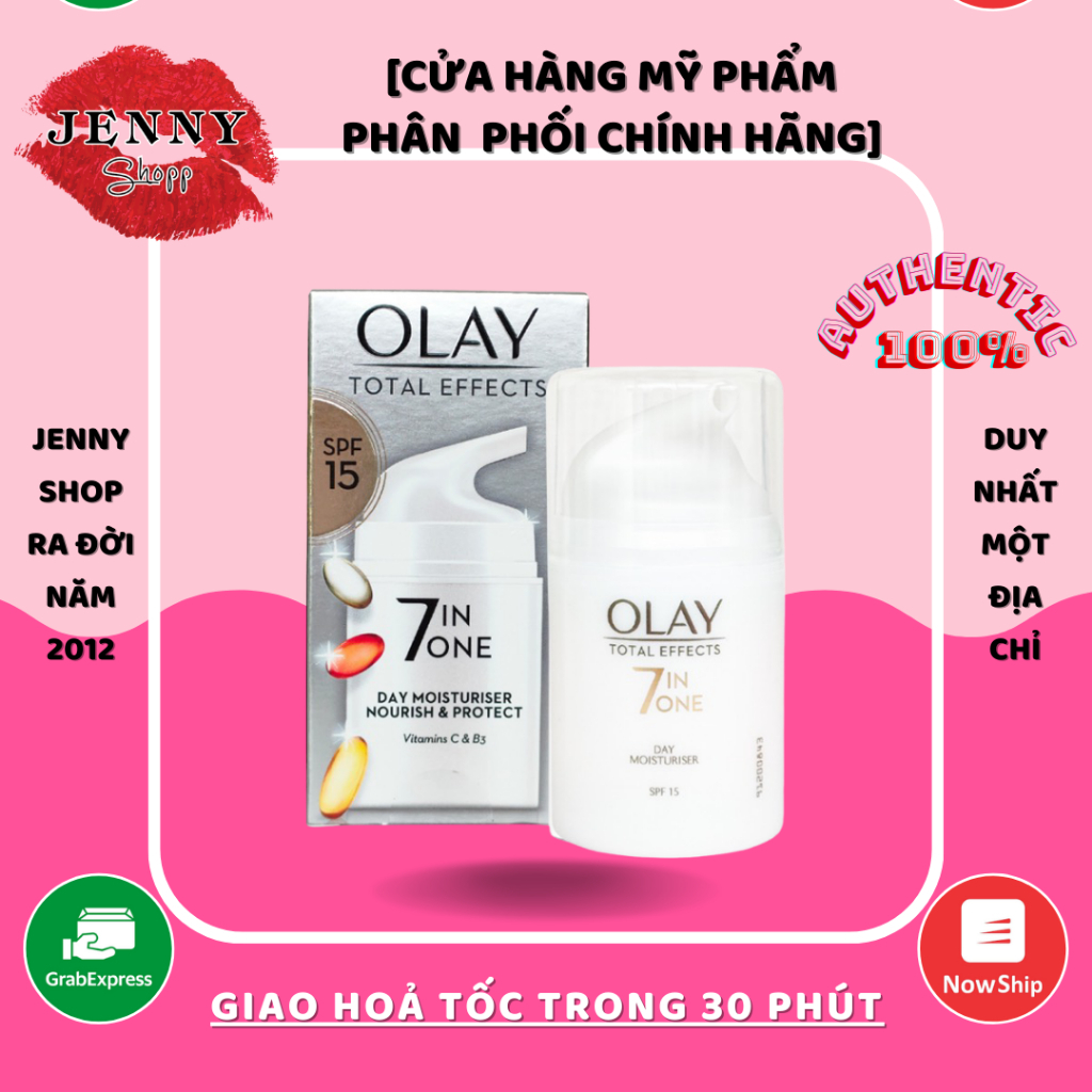 Kem dưỡng Olay 7 in 1 bản uk ban ngày và ban đêm cao cấp | BigBuy360 - bigbuy360.vn
