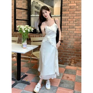 ĐẦM MIDI TRẮNG BÈO CHÉO 2 DÂY (TH)