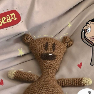 Gấu Bông Teddy Bear Mr Bean Handmade