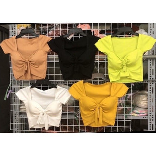 ÁO THUN TN MÚT NGỰC CỘT NƠ