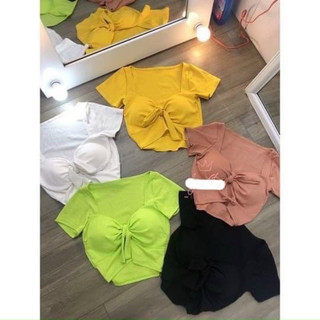ÁO THUN TN MÚT NGỰC CỘT NƠ