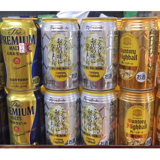 Bia suntory highball 350ml / bia suntory premium malts 350ml