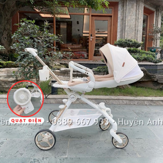 Xe đẩy du lịch  VINNG Q7-3 , VINNG Q11 - UBEST Q8 cho bé gấp gọn 2 chiều 3 tư thế dùng từ sơ sinh