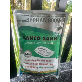 Macozed xanh xử lý nấm bệnh các loại 1kg pha 400 lít nước