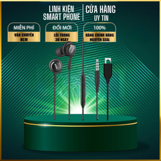 Tai Nghe Samsung AKG Có Dây Nhét Tai Màu Đen Jack Type-C Và Jack 3.5 mm Hỗ Trợ Các Dòng Máy Android, PC, Laptop