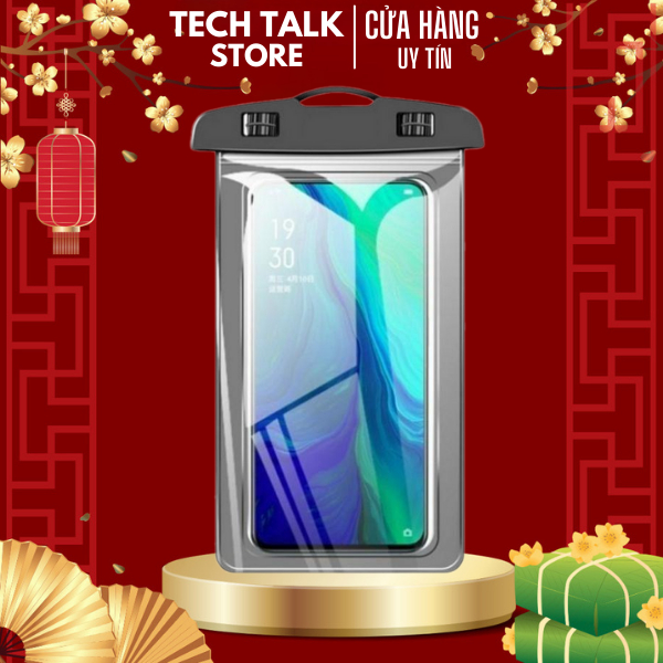 Túi Chống Nước Điện Thoại Túi Bảo Vệ Điện Thoại Dưới Nước Khi Đi Bơi Đi Biển Viền Phao Cao Cấp Có Kèm Dây Đeo