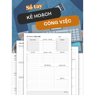 Sổ tay kế hoạch công việc hàng ngày - Giúp mỗi ngày đi làm không còn là “gánh nặng”