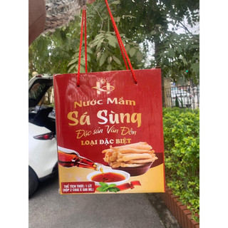 Nước mắm sá sùng đặc sản quảng ninh xách 2 chai