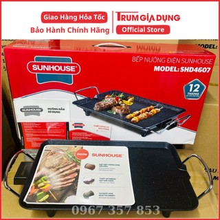 [BẢO HÀNH 12 THÁNG] Bếp nướng điện không khói chính hãng Sunhouse SHD4600/ SHD4607, an toàn cho sức khỏe.