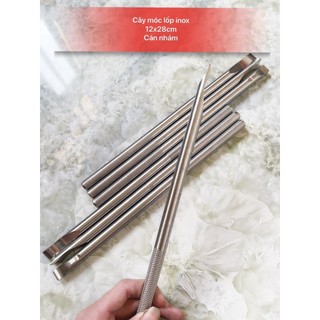 Cây móc lốp xe máy - xe điện inox 304 siêu bền , có nhám chống trơn