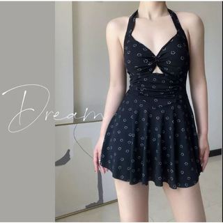 Áo bơi bikini tắm liền thân dạng váy tôn dáng