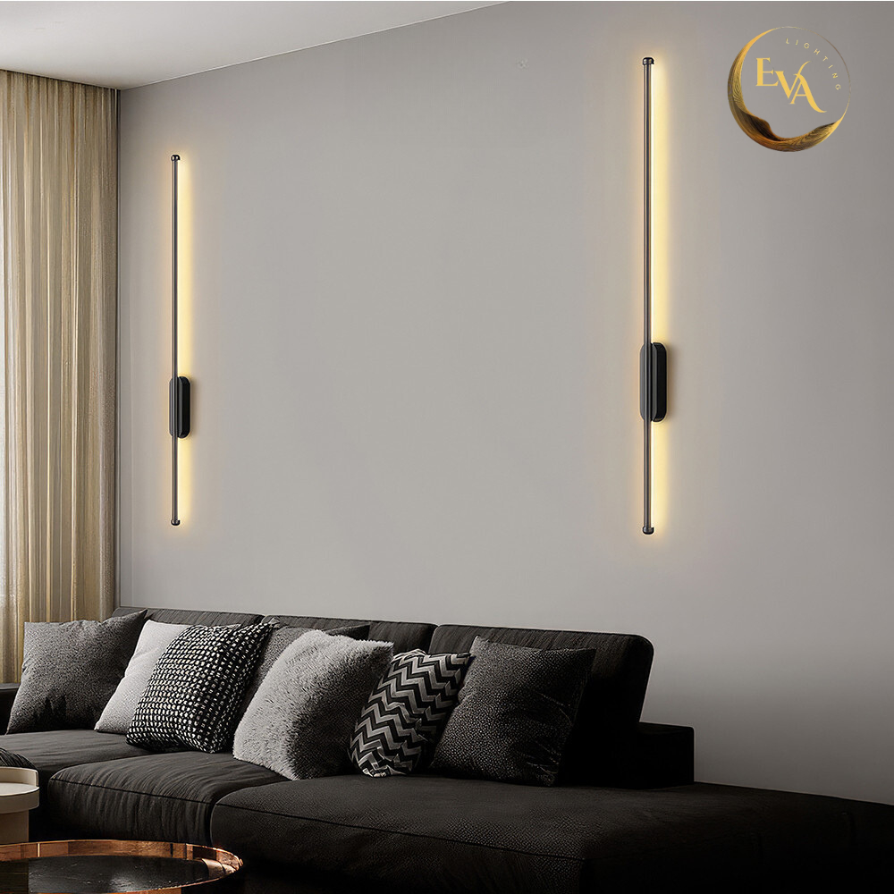 Đèn tường LED 3 màu ánh sáng EVA  phong cách hiện đại LT047-BK 3C màu đen