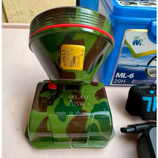 Đèn pin đeo đầu ml-6 cao cấp. đèn pin cầm tay đội đầu siêu sáng