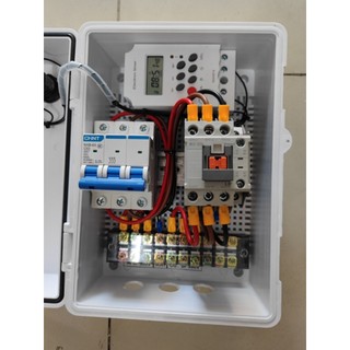 Tủ bơm 3 pha 380v điều khiển bằng điện thoại, remote, timer