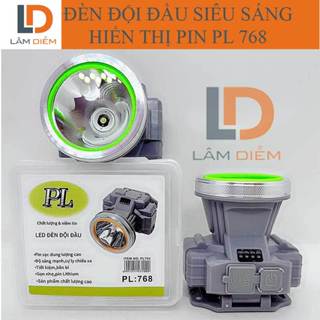  Đèn đội đầu siêu sáng pin sạc typeC 6-8h choá 57mm kín nước có báo pin 5202 - 768 