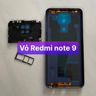 lưng vỏ xiaomi Redmi note 9 ,kèm khay sim,phím,kính camera (ko xương)