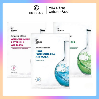 Mặt Nạ Siêu Tinh Chất Cấp Ẩm, Làm Dịu Da Wonjin Ampoule Edition Fill Air Mask 27g